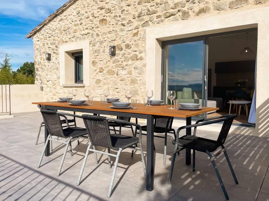 Appartement Dans Un Mas Provencal Allan Extérieur photo